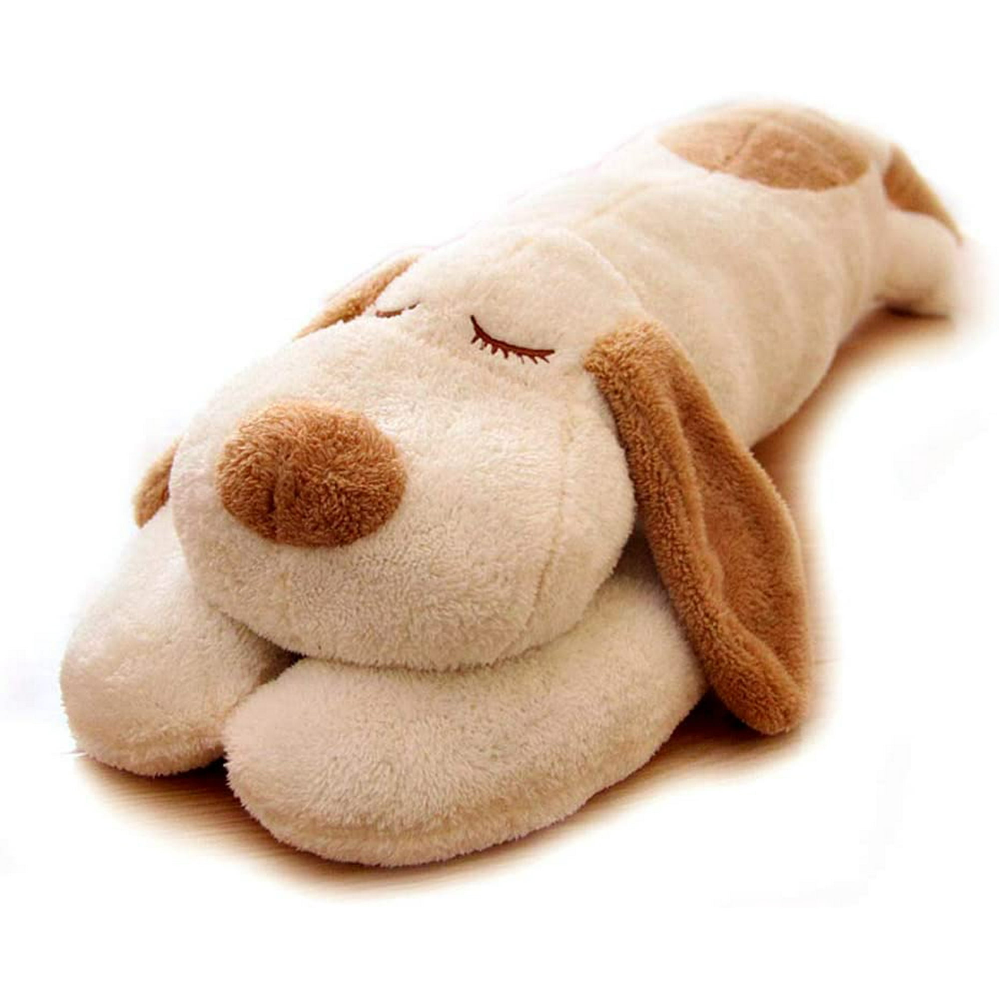 Tianing Giant Stuffed Puppy Dog Big Plush Extra Large Stuffed Animals Soft Plush Dog Pillow Big Plush Toy For Girls Kids Rice White 51in 130cm Other