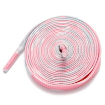 1Pair 24 36 45 63 72 Inch Flat Shoelaces Replacement for Sneakers Pink Leopard