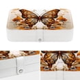 thumbnail image 4 of Butterfly Portable PU Leather Necklace Organizer with Removable Compartment & Decorative Box - Jewelry Boxes Included, 4 of 6