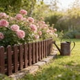 thumbnail image 4 of Plastic Garden Fence Border | Flower Bed Edging with Ground Studs | Decorative Lawn and Yard Barrier | 50 Inch Landscape Fencing for Gardens, Patios, and Driveways | Easy Assembly and Storage, 4 of 6