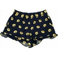 thumbnail image 2 of maison Jules Womens Yellow Flowers Casual Mini Shorts, Blue, Small, 2 of 3