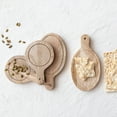 thumbnail image 3 of Creative Co-Op Mini Wood Serving Boards with Handles, Set of 4, 2 Styles, 3 of 6