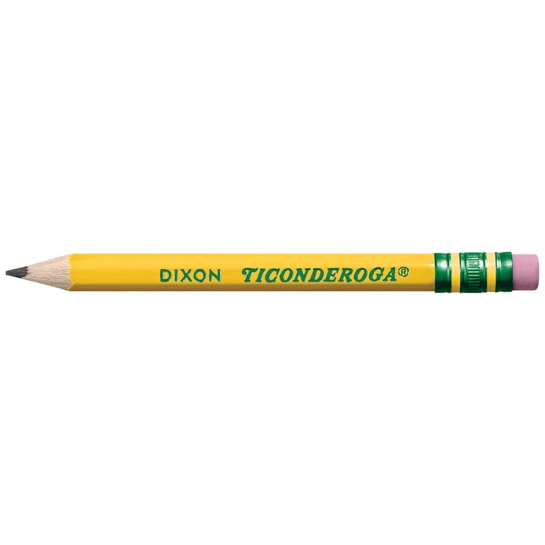 Ticonderoga Short Golf Pencils, #2 HB, Yellow, 72 Count photo 2