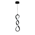 thumbnail image 2 of Lámpara Candil Colgante LED Spiral Luxica Lighting Negro, 2 of 5