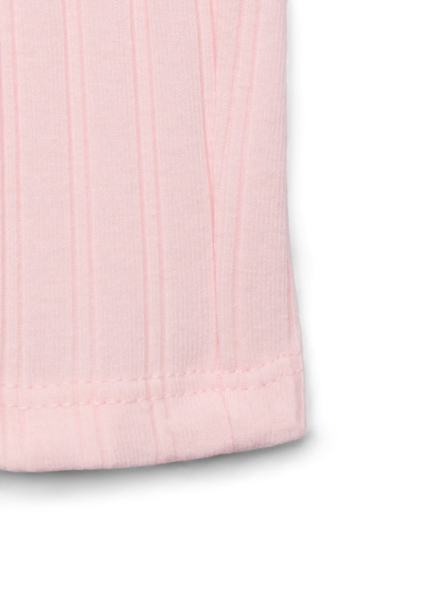 Garanimals Baby Girl Ruffle Waist Ribbed Leggings, Sizes 0M-24M