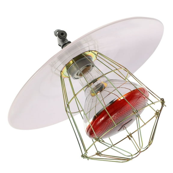 Pawsdot 1Pc Poultry Heating Lampshade White Metal High Temperature Resistant For Animal Husbandry Farmers