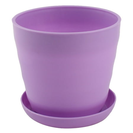 Care Of Christmas Cactus Uk Unique Bargains Home Plastic Cylinder Aloes Cactus Plant Flower Vegetable Holder Pot Purple for Christmas ()