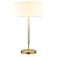 thumbnail image 2 of Henn & Hart TL0535 Simone Cool Gray & Brass 2-Bulb Table Lamp, 2 of 10