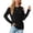 *Black, variant on ClodeEU Womens Cold Shoulder Bell Long Sleeve Tops, Sexy Dressy Casual Round Neck T Shirts Black,Womens Plus L