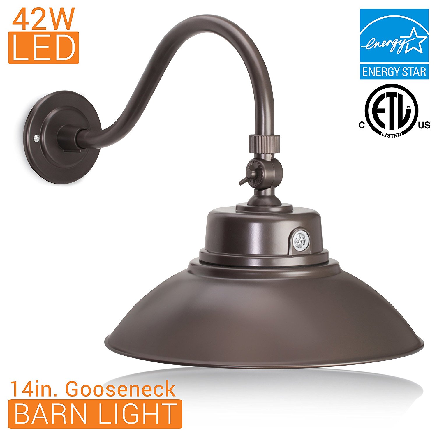 bronze gooseneck barn light