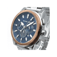 thumbnail image 6 of Michael Kors Grayson 47mm Two Tone Steel Blue Dial Quartz Mens Watch MK8598, 6 of 8