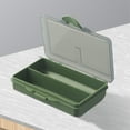 thumbnail image 1 of Mosiee Conteneur de Matériel de Pêche Multi-Section Portable Vert Pp Boîte à Pêche avec 1-8 Compartiments Solution de Rangement pour Leurres Hameçons Pêche, 1 of 9