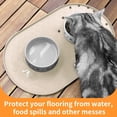 thumbnail image 7 of Dog Food Mat Anti-Slip Bowl Mats for Food and Water, High-Lips Waterproof Pet Placemat Prevent Messy Spills to Floor, Silicone Puppy Feeding Trays ，12" x 19", 7 of 7