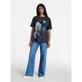 thumbnail image 2 of Terrifier Women's Collage Halloween Graphic Tee with Short Sleeves, Sizes XXS-XXL, 2 of 5