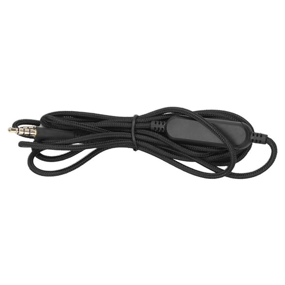 Headphone Audio Cable, Mute Control Headset Wire Clear Noise Reduction OFC Copper Wire For MIX