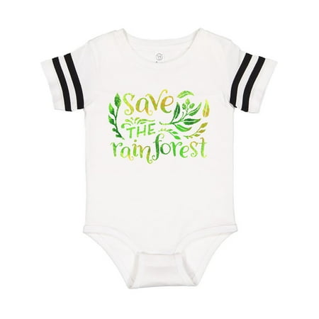

Inktastic Save the Rainforest in Green with Leaves Gift Baby Boy or Baby Girl Bodysuit