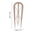 thumbnail image 4 of Unique Bargains 1 Pc Hair Pin U-shaped Hair Accessories 3.94"x1.50" Glossy Pink, 4 of 5