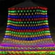 thumbnail image 4 of 2x3/3x3/10x1/6x4M Luces de malla LED Guirnalda navideña para exteriores Luces colgantes para ventana Cadena de luces de red de arbustos de hadas, 4 of 5