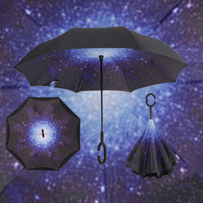 Smart Umbrella Compact Travel Multibrella Wind Rain UV Protection Winter Unisex