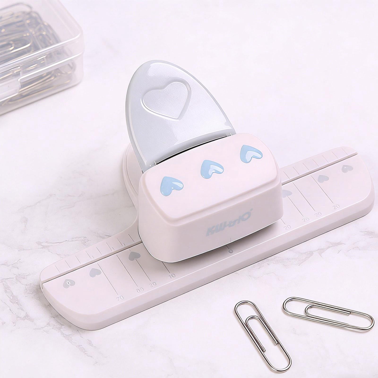FVDPWYE Creative Border Punch DIY Hole Puncher Embosser for Greeting Cards Cardboard White