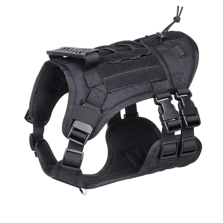 No Pull No-Choke Dog Vest Harness Padded Adjustable Dog Chest Strap for Outdoor Walking Travelling Traning Assistance A7