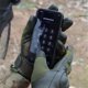 thumbnail image 2 of Heavy duty gloves, outdoor mountaineering protection, non-slip riding motorcycle touch screen adult gloves. (Military green, M), 2 of 5