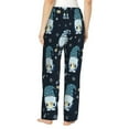 thumbnail image 3 of Haiem Gnome and Snowflakes Women's Pajama Pants Ultra Lightweight Pjs Bottoms Sleepwear Bottom Pants With Pocket Drawstring-XX-Large, 3 of 9
