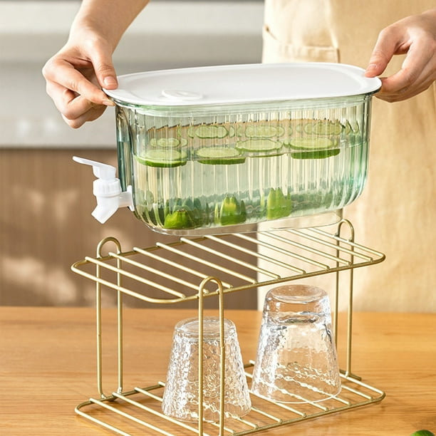 Dispensador de bebidas Jadeshay Hervidor frío grande con grifo A