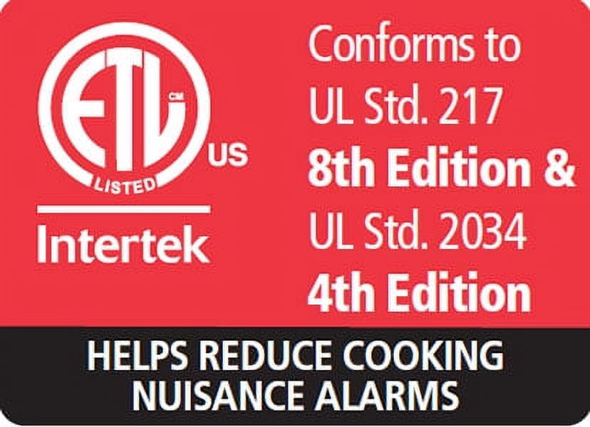 Universal Security Instruments, Sensing Plus, Hardwired, Combo Smoke, Fire & Carbon Monoxide Alarm, with 10-Year Battery Backup