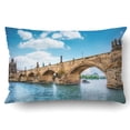 thumbnail image 1 of ARTJIA Charles Bridge Prague Czech Republic Pillowcase Pillow Cushion Cover 20x30 inch, 1 of 1