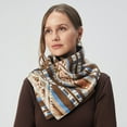 thumbnail image 3 of Women's Bohemian West Vintage Winter Scarf - Warm Button-Down Collar Scarf, Available in Various Colors, 3 of 13