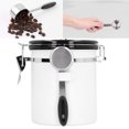 thumbnail image 4 of Coffee Beans Jar, Beans Container Canister Coffee Canister Sealing Container Coffee Sealed Jar Stainless Steel With Spoon For Tea For Coffee For Sugar For Beans 1.8L, 4 of 8