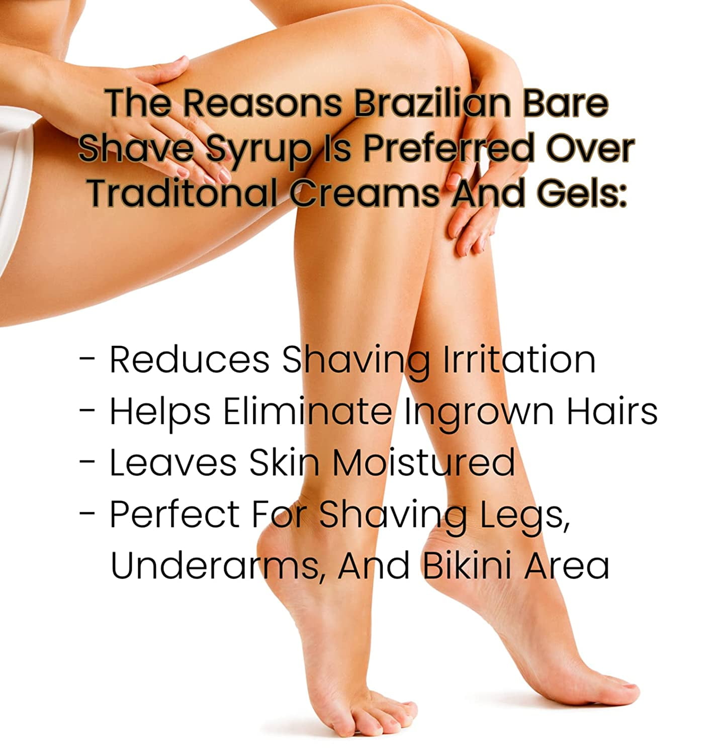 Brazilian Bare Fresh Watermelon Shave Syrup, 4 oz