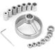 thumbnail image 2 of Ficarrico Posicionador de brocas para orificios rectos, broca para carpintería, posicionador vertical de brocas de acero, broca para carpintería plateada, broca para madera WWLAI TRADING SARL, 2 of 5