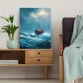 thumbnail image 5 of Qisvanset 12x16 Inch Sunset Meadow Oak Tree Wildflower Canvas Print Wall Art, 5 of 5