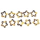 thumbnail image 2 of 10pc / lot Colgante de pendientes de estrella de huecos coloridos para collar de fabricación de bricolaje marrón Zulema  Accesorio DIY pendiente de la estrella, 2 of 8