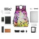 thumbnail image 4 of Balery Colorful Tie Dye Stained Glass 3 Mochila ligera para hombre y mujer: duradera e impermeable, ideal para la escuela, el trabajo, viajes y uso diario., 4 of 7