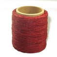 thumbnail image 2 of Maine Thread 0.035" Waxed Poly Cord 3 Ply - Scarlet, 2 of 3
