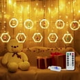 thumbnail image 4 of Richgv Christmas String Lights, 10 PCS Santa Fairy Lights 120 LED Waterproof Twinkle Hanging Light, USB Powered Christmas Decorations Lights for Home Garden, 4 of 9