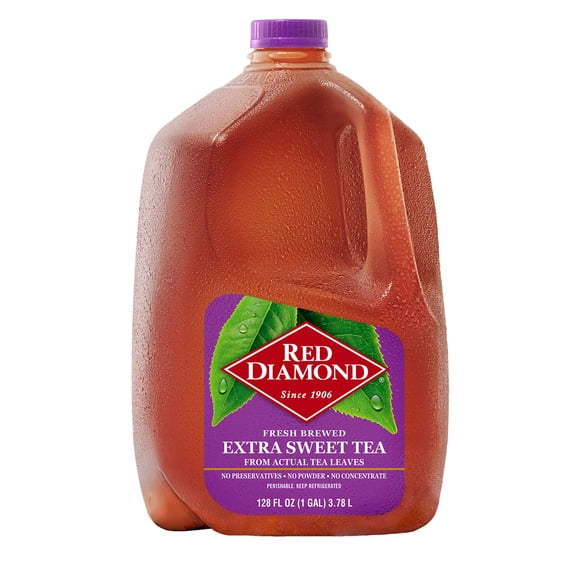 Red Diamond Extra Sweet Tea, Gallon, 128 Fl Oz