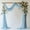 Baby Blue, variant on Wedding Arch Draping Fabric 2 Panels 28.7" x 20FT Ivory Sheer Chiffon Backdrop Drapes for Wedding Ceremony Birthday Party Bridal Shower Outdoor Decoration