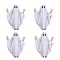 thumbnail image 3 of Disfraz de fantasma de capa blanca para niños de Halloween | Cómodo y agradable para la piel | Guantes transpirables | disfraz de fiesta, 3 of 5