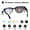 Semi-rimmed lenses + photochromic lenses, variant on AI Smart Glasses, 8MP Camera, 4K Photo & 1080P Video Recording, Lightweight Metal Semi-Rimless, AI Object Recognition, Smart Q&A Touch Control
