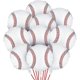 thumbnail image 1 of 18" foil Mylar baseball balloons; birthday party sports theme; 10 pcs., 1 of 5