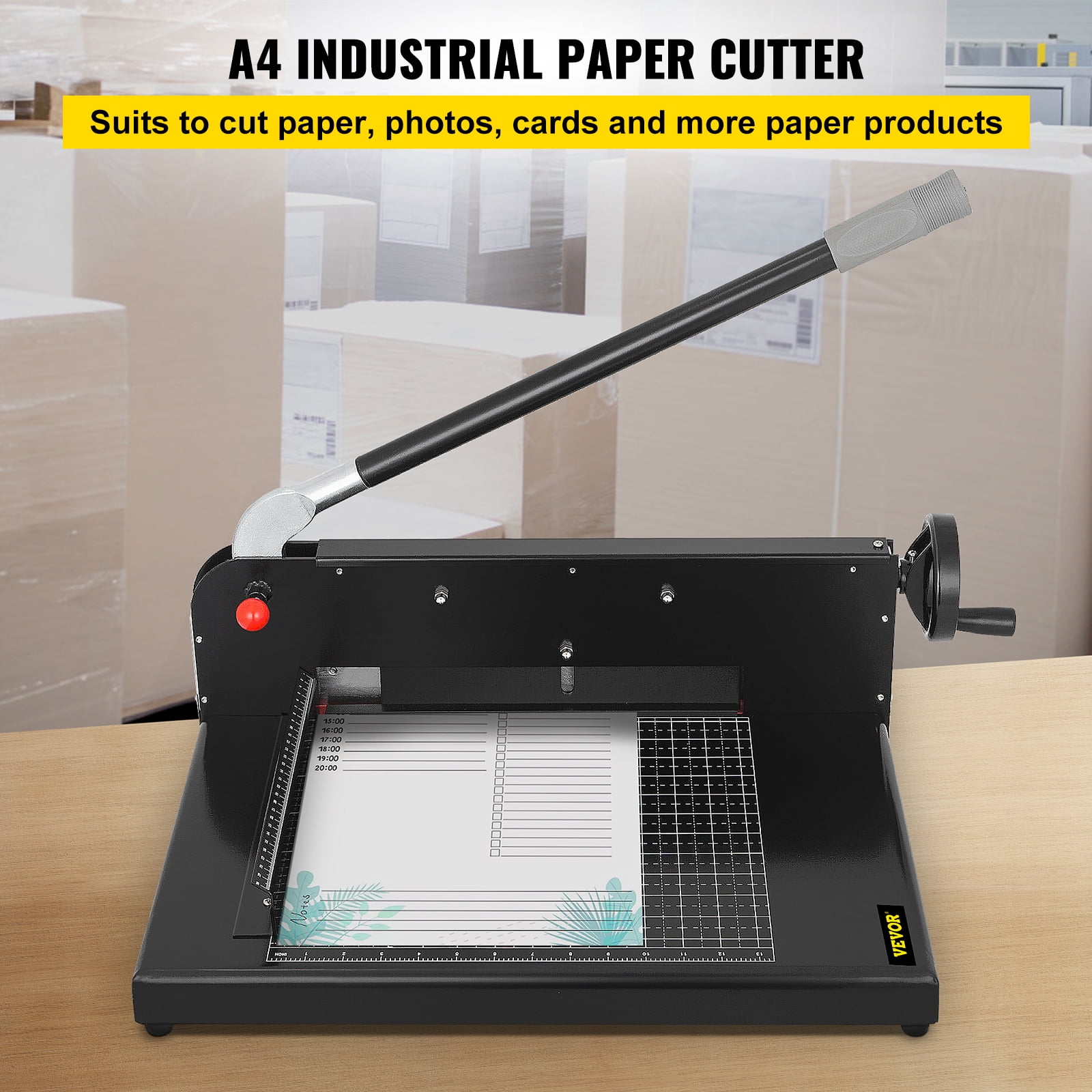 VEVOR Electric Paper Cutter 0-330 Cutting Width, Electric Paper