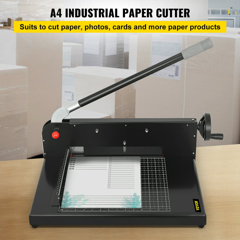 Heavy Duty Guillotine Paper Cutter, A3 Large Paper Trimmer Blade Gridded  Photo G