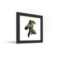 thumbnail image 5 of Gallery Pops Marvel Comics Avengers - Hulk Wall Art, Black Framed Version, 12" x 12", 5 of 5