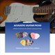 thumbnail image 2 of Paquete De 60 Arte Abstracto Púas Guitarra Colores Única Regalo para Bajo, Guitarras Eléctricas Y Acústicas Incluye 0.46Mm, 0.71Mm, 0.96Mm, 2 of 5