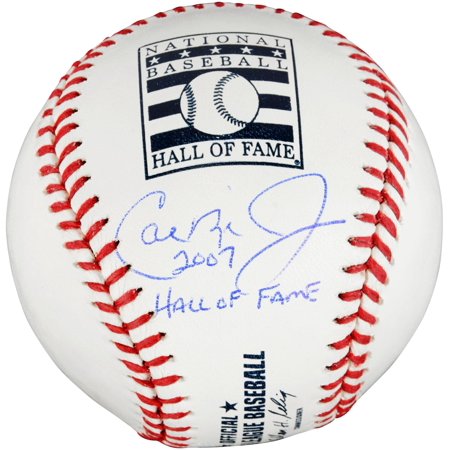 Cal Ripken Jr Baltimore Orioles Autographed HOF Logo Baseball with 2007 Hall of Fame Inscription - Fanatics Authentic Certified