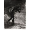 thumbnail image 3 of Redon, Odilon 14x18 Black Modern Framed Museum Art Print Titled - And Man Appeared, Questioning the Earth From Which He Emerged and Which Attracts Him, He Made His Wa, 3 of 5